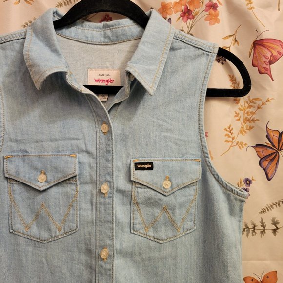 Wrangler Denim Short Overalls - Picture 5 of 8